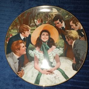 1988 Gone with the Wind collectors plate
